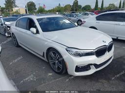 2018 BMW 740I White  Gasoline WBA7E2C56JB214884 photo #2