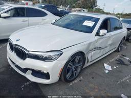 2018 BMW 740I White  Gasoline WBA7E2C56JB214884 photo #3