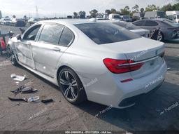 2018 BMW 740I White  Gasoline WBA7E2C56JB214884 photo #4