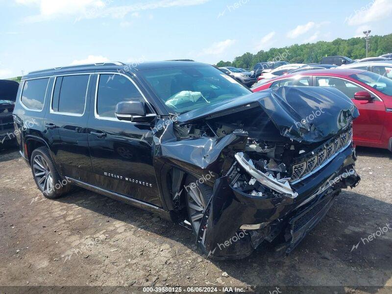 2022 JEEP GRAND WAGONEER SERIES II 4X4 Black  Gasoline 1C4SJVFJXNS167481 photo #1