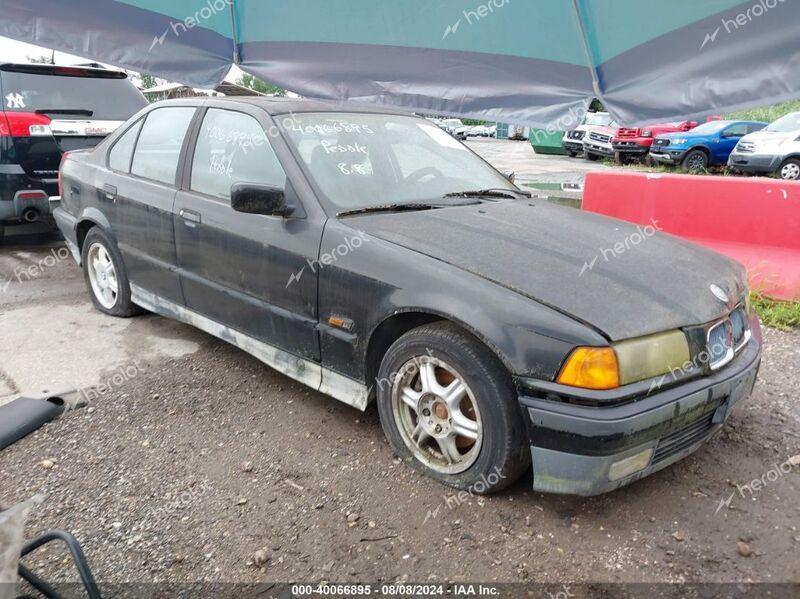 1995 BMW 325 I AUTOMATIC Black  Gasoline WBACB4321SFM07351 photo #1