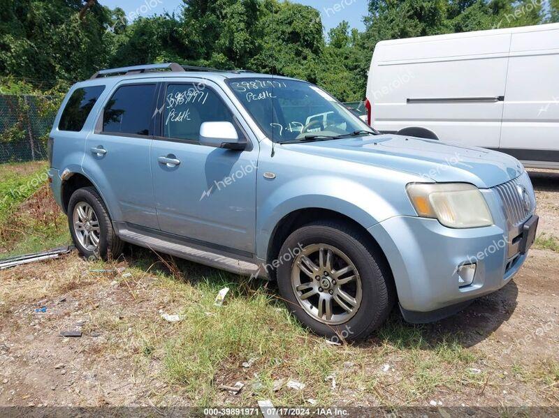 2009 MERCURY MARINER PREMIER V6 Blue  Gasoline 4M2CU97G29KJ03652 photo #1