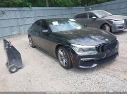 2019 BMW 740I XDRIVE Black  Gasoline WBA7E4C59KGV70276 photo #2