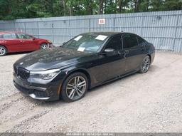 2019 BMW 740I XDRIVE Black  Gasoline WBA7E4C59KGV70276 photo #3