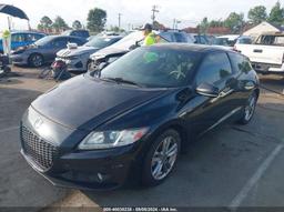 2013 HONDA CR-Z EX Black  Hybrid JHMZF1D69DS002090 photo #3