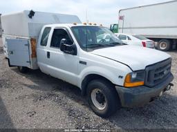 2000 FORD F-350 LARIAT/XL/XLT White  Gasoline 1FDSX34LXYED06529 photo #2