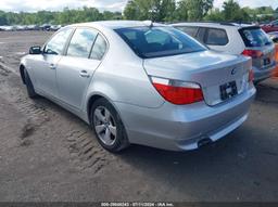 2007 BMW 530XI Silver  Gasoline WBANF73587CU25010 photo #4