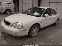 2002 MERCURY SABLE LS PREMIUM White  Gasoline 1MEFM55S22G606950 photo #3