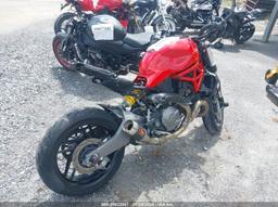 2020 DUCATI MONSTER 821 Red  Gasoline ZDMMACLSXLB005944 photo #4