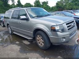 2008 FORD EXPEDITION EL LIMITED Silver  Gasoline 1FMFK20518LA88221 photo #2