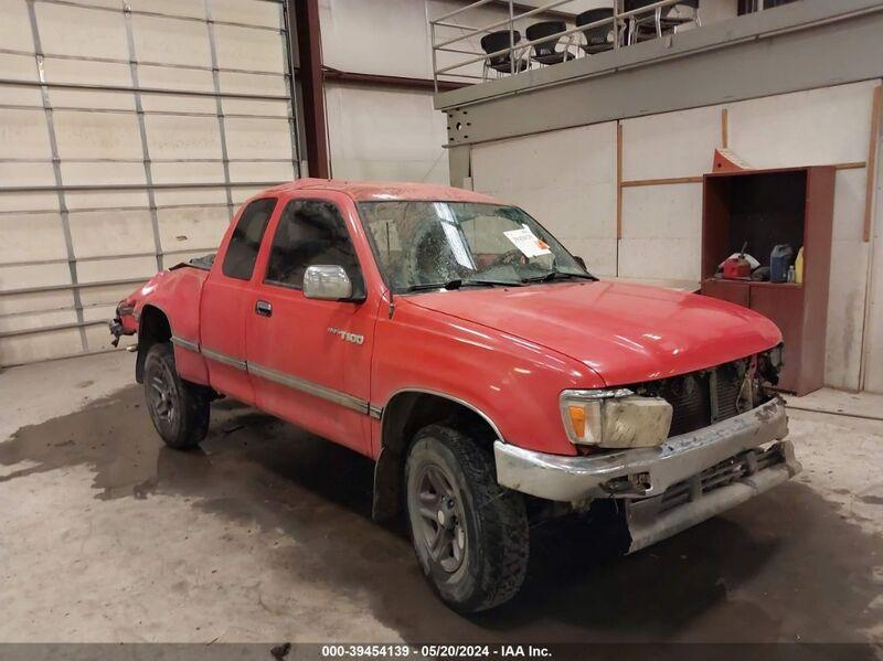 1997 TOYOTA T100 SR5 V6 Red  Gasoline JT4UN24D1V0040347 photo #1