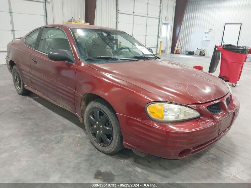 2002 PONTIAC GRAND AM SE Red  Gasoline 1G2NE12F52C253478 photo #1