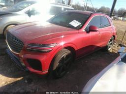 2022 GENESIS GV70 3.5T AWD SPORT Red  Gasoline KMUMCDTC8NU011041 photo #3