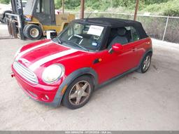 2009 MINI COOPER Red  Gasoline WMWMR33599TU95727 photo #3