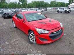 2013 HYUNDAI GENESIS 2.0T Red  Gasoline KMHHT6KD6DU088155 photo #2