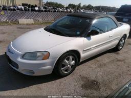 2001 CHRYSLER SEBRING LX White  Gasoline 1C3EL45U11N718312 photo #3