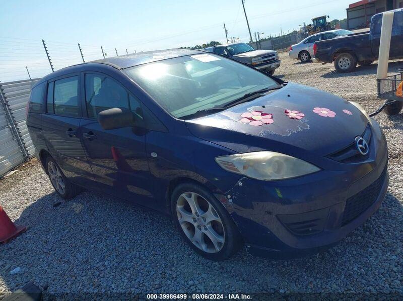 2008 MAZDA MAZDA5 SPORT Blue  Gasoline JM1CR293X80305643 photo #1