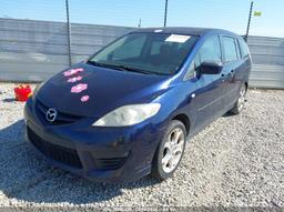 2008 MAZDA MAZDA5 SPORT Blue  Gasoline JM1CR293X80305643 photo #3