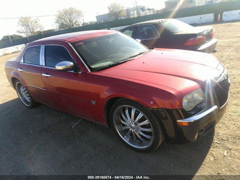 2007 CHRYSLER 300C Red  Gasoline 2C3LA63H17H785945 photo #1