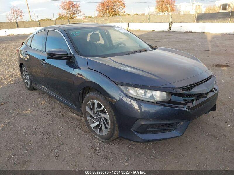 2016 HONDA CIVIC EX Black  Gasoline 19XFC2F79GE236343 photo #1