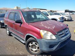 2005 HONDA CR-V LX Burgundy  Gasoline JHLRD68545C020095 photo #2