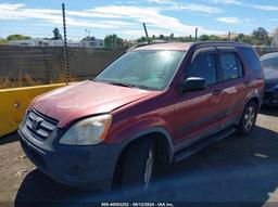 2005 HONDA CR-V LX Burgundy  Gasoline JHLRD68545C020095 photo #3