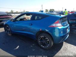 2015 HONDA CR-Z Blue  Hybrid JHMZF1D42FS000795 photo #4