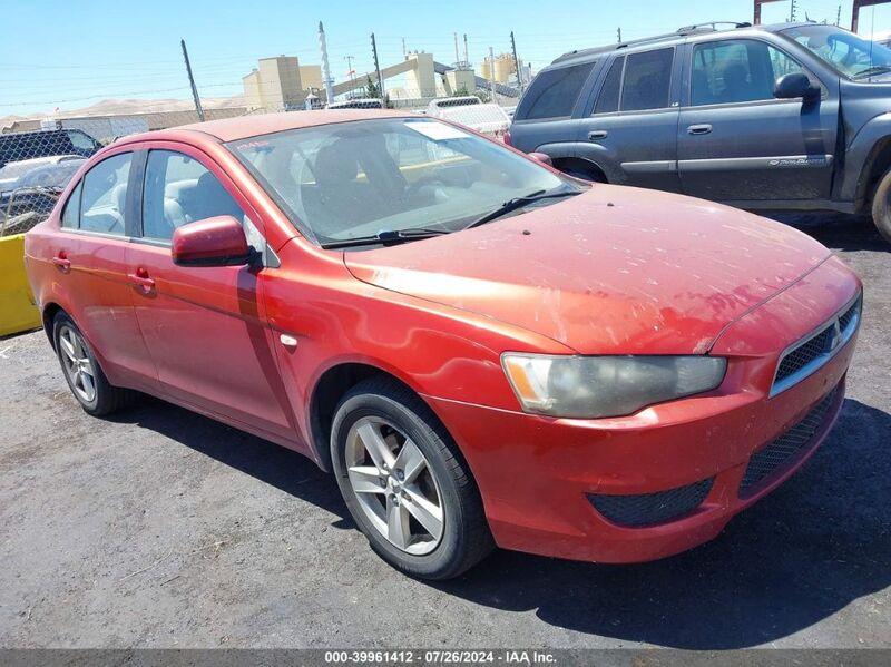 2009 MITSUBISHI LANCER ES/ES-SPORT Red  Gasoline JA3AU26U89U005918 photo #1