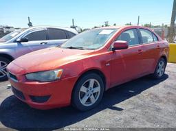 2009 MITSUBISHI LANCER ES/ES-SPORT Red  Gasoline JA3AU26U89U005918 photo #3