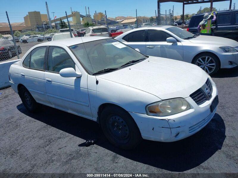 2004 NISSAN SENTRA 1.8S White  Gasoline 3N1CB51DX4L486138 photo #1