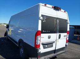 2023 RAM PROMASTER 3500 CARGO VAN HIGH ROOF 159 WB EXT White  Flexible Fuel 3C6MRVJGXPE546779 photo #4