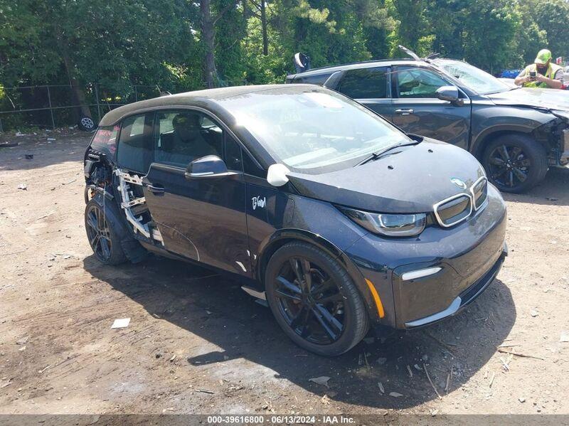 2021 BMW I3S 120AH W/RANGE EXTENDER Black  Hybrid WBY8P8C09M7J77344 photo #1