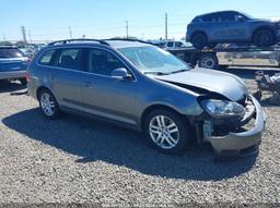 2011 VOLKSWAGEN JETTA SPORTWAGEN 2.0L TDI Gray  Diesel 3VWML7AJ7BM601962 photo #2