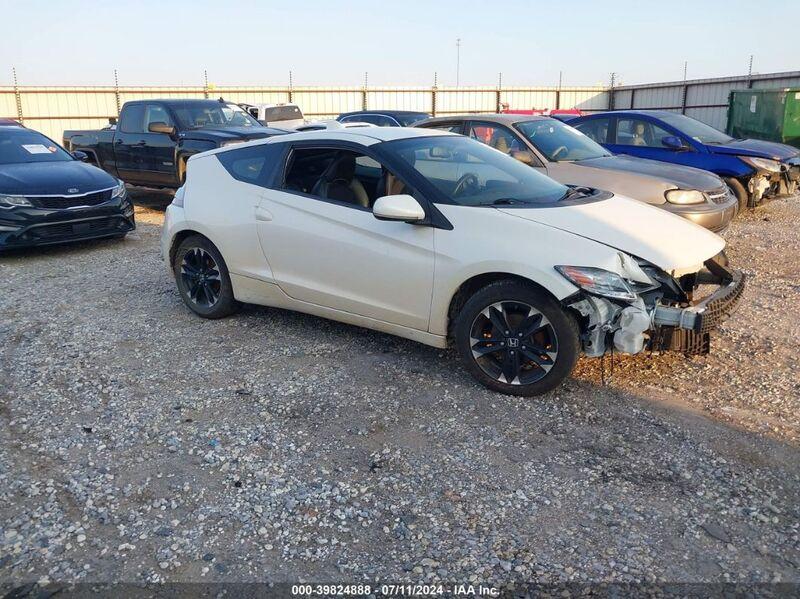 2015 HONDA CR-Z EX White  Hybrid JHMZF1D63FS001987 photo #1