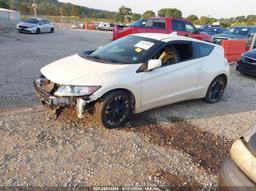 2015 HONDA CR-Z EX White  Hybrid JHMZF1D63FS001987 photo #3