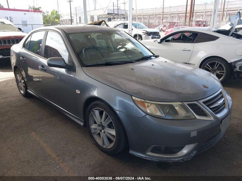 2008 SAAB 9-3 AERO Gray  Gasoline YS3FH41U681152455 photo #1