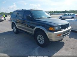 1998 MITSUBISHI MONTERO SPORT LS Black  Gasoline JA4MT31P1WP027501 photo #2