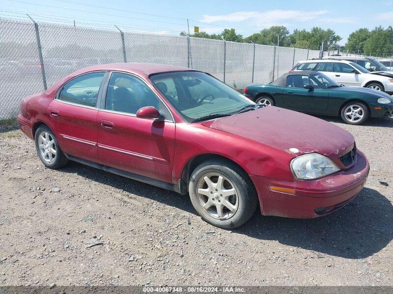 2002 MERCURY SABLE GS Maroon  Gasoline 1MEFM50U32G649573 photo #1