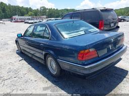 1996 BMW 740 IL Blue  Gasoline WBAGJ8323TDL39420 photo #4