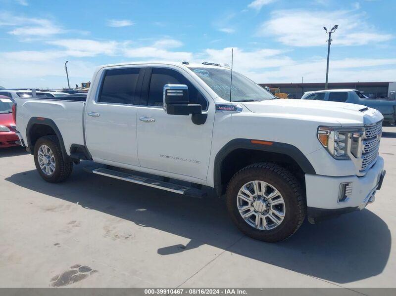 2020 GMC SIERRA 2500HD 4WD  STANDARD BED DENALI White  Diesel 1GT49REY6LF159391 photo #1