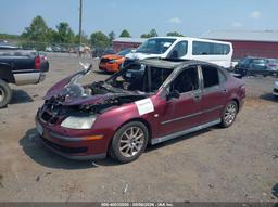 2004 SAAB 9-3 LINEAR Burgundy  Gasoline YS3FB49S741001476 photo #3