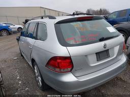 2013 VOLKSWAGEN JETTA SPORTWAGEN TDI W/SUNROOF   NAV Silver  Diesel 3VWPL7AJXDM607108 photo #4