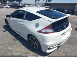 2016 HONDA CR-Z EX/EX-L NAVI White  Hybrid JHMZF1C63GS000387 photo #4