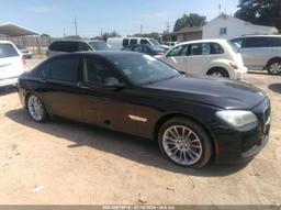 2013 BMW 750LI XDRIVE Black  Gasoline WBAYF8C58DD140039 photo #2