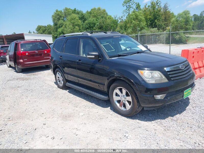 2009 KIA BORREGO EX V8 Black  Gasoline KNDJJ742695023854 photo #1