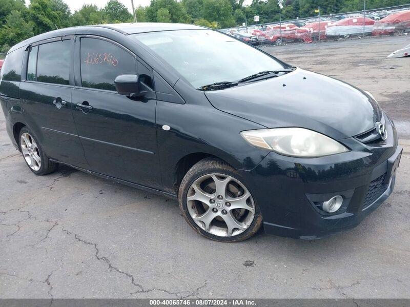 2008 MAZDA MAZDA5 TOURING Black  Gasoline JM1CR29L680311536 photo #1