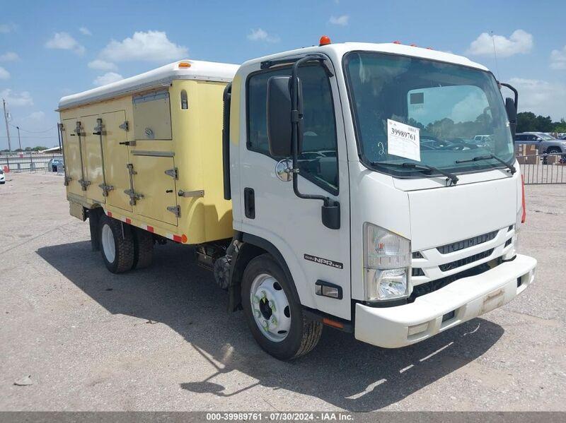 2017 ISUZU NPR HD GAS REG White  Gasoline 54DC4W1C1HS800217 photo #1