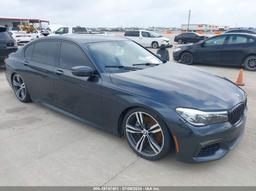 2018 BMW 740I Gray  Gasoline WBA7E2C56JG743125 photo #2