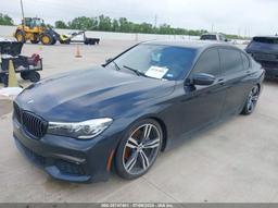 2018 BMW 740I Gray  Gasoline WBA7E2C56JG743125 photo #3