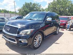 2015 INFINITI QX80 Black  Gasoline JN8AZ2NF7F9573070 photo #3